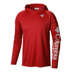 Toronto Blue Jays Columbia Terminal Tackle Omni-Shade Pullover Hoodie - Red - Columbia Online