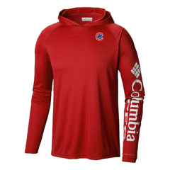 Chicago Cubs Columbia Terminal Tackle Omni-Shade Pullover Hoodie - Red - Columbia Lifestyle