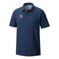 Washington Nationals Columbia Slack Tide Omni-Wick Button-Up Camp Shirt - Navy - Columbia Sale