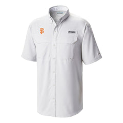 San Francisco Giants Columbia Omni-Wick Low Drag Offshore Button-Up Shirt - White - Columbia Online