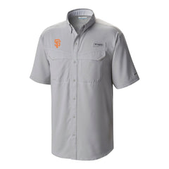 San Francisco Giants Columbia Omni-Wick Low Drag Offshore Button-Up Shirt - Gray - Columbia Discount