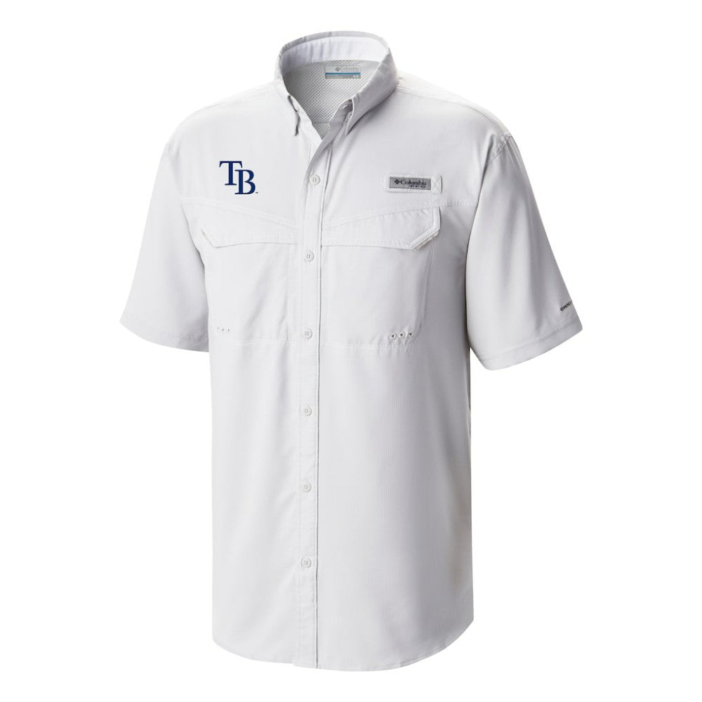 Tampa Bay Rays Columbia Omni-Wick Low Drag Offshore Button-Up Shirt - White - Columbia Lifestyle