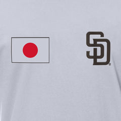 San Diego Padres New Era Japanese Flag T-Shirt - White - New Era on Sale