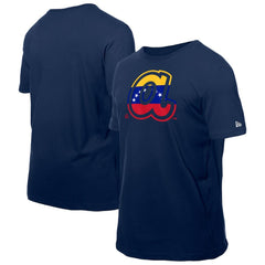 Atlanta Braves New Era Venezuelan Flag Logo T-Shirt - Navy - New Era Sale
