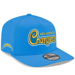 Los Angeles Chargers New Era Charger Power A-Frame 9FIFTY Snapback Hat Powder Blue