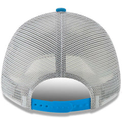 Los Angeles Chargers New Era Charger Power A-Frame 9FORTY Trucker Adjustable Hat Powder Blue