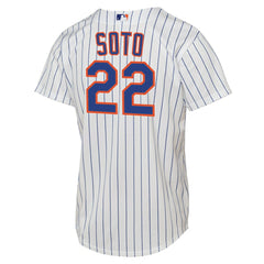 Juan Soto New York Mets Nike Youth Home Replica Jersey - White - Nike Online