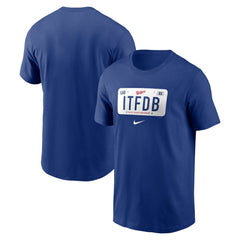 Los Angeles Dodgers Nike Local Hometown T-Shirt - Royal - Nike Discount