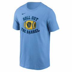 Milwaukee Brewers Nike Local Hometown T-Shirt - Light Blue - Nike on Sale