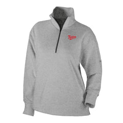 Minnesota Twins Columbia Women's Birchwood Hills Quarter-Zip Pullover - Gray - Columbia Sale
