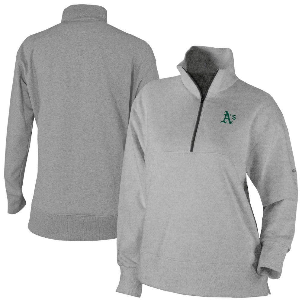 Athletics Columbia Women's Birchwood Hills Quarter-Zip Pullover - Gray - Columbia Discount