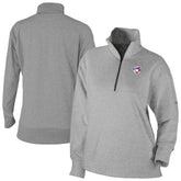 Toronto Blue Jays Columbia Women's Birchwood Hills Quarter-Zip Pullover - Gray - Columbia Discount