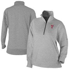 Texas Rangers Columbia Women's Birchwood Hills Quarter-Zip Pullover - Gray - Columbia Discount