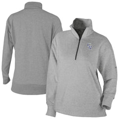 Colorado Rockies Columbia Women's Birchwood Hills Quarter-Zip Pullover - Gray - Columbia Lifestyle