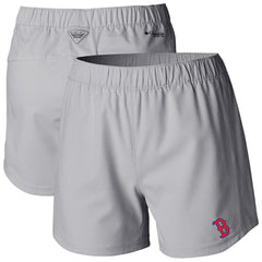 Boston Red Sox Columbia Women's Tamiami Pull-On Shorts - Gray - Columbia Lifestyle