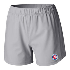 Chicago Cubs Columbia Women's Tamiami Pull-On Shorts - Gray - Columbia Lifestyle