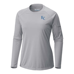 Kansas City Royals Columbia Tidal Tee II Long Sleeve T-Shirt - Gray - Columbia Sale