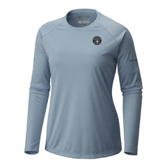 Milwaukee Brewers Columbia Tidal Tee II Long Sleeve T-Shirt - Light Blue - Columbia Lifestyle