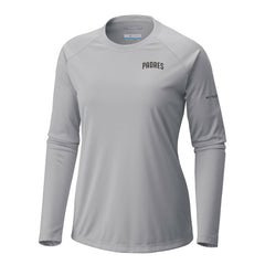 San Diego Padres Columbia Tidal Tee II Long Sleeve T-Shirt - Gray - Columbia Discount