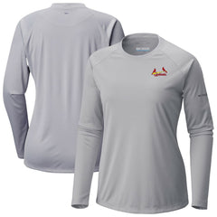 St. Louis Cardinals Columbia Tidal Tee II Long Sleeve T-Shirt - Gray - Columbia Online