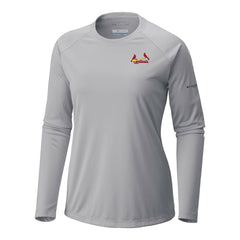 St. Louis Cardinals Columbia Tidal Tee II Long Sleeve T-Shirt - Gray - Columbia Online
