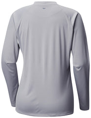 Cincinnati Reds Columbia Tidal Tee II Long Sleeve T-Shirt - Gray - Columbia Lifestyle