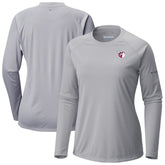 Cleveland Guardians Columbia Tidal Tee II Long Sleeve T-Shirt - Gray - Columbia Online