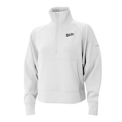 Chicago White Sox Columbia Women's Wickhams Hills Raglan Omni-Wick Quarter-Zip Pullover - White - Columbia on Sale