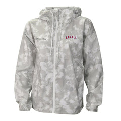 Los Angeles Angels Columbia Women's Flash Challenger Full-Zip Hoodie Windbreaker Jacket - Gray/White - Columbia Discount