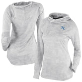 Kansas City Royals Columbia Women's Omni-Wick Sunday Ball Raglan Pullover Hoodie - White - Columbia Online