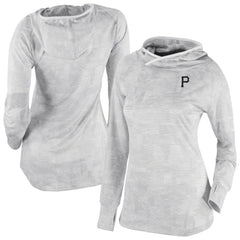 Pittsburgh Pirates Columbia Women's Omni-Wick Sunday Ball Raglan Pullover Hoodie - White - Columbia Sale