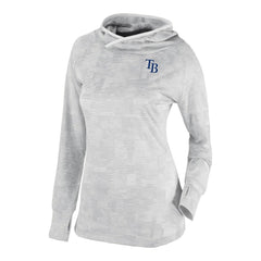 Tampa Bay Rays Columbia Women's Omni-Wick Sunday Ball Raglan Pullover Hoodie - White - Columbia Discount