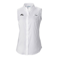 Colorado Rockies Columbia Women's Tamiami Sleeveless Shirt - White - Columbia Sale
