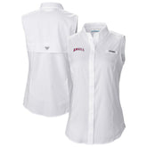 Los Angeles Angels Columbia Women's Tamiami Sleeveless Shirt - White - Columbia Discount