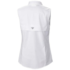Tampa Bay Rays Columbia Women's Tamiami Sleeveless Shirt - White - Columbia on Sale