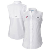 Cleveland Guardians Columbia Women's Tamiami Sleeveless Shirt - White - Columbia Sale
