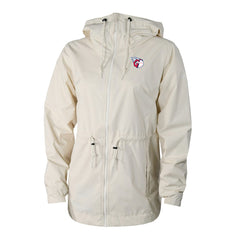 Cleveland Guardians Columbia Women's Lily Park Full-Zip Rain Jacket - Cream - Columbia Discount