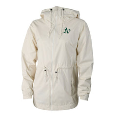 Athletics Columbia Women's Lily Park Full-Zip Rain Jacket - Cream - Columbia Lifestyle