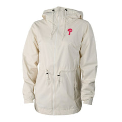 Philadelphia Phillies Columbia Women's Lily Park Full-Zip Rain Jacket - Cream - Columbia on Sale