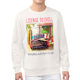 Pittsburgh Pirates Margaritaville License to Chill Fleece Sweatshirt - Cream - MLB on Sale