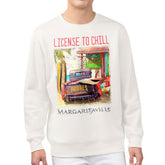San Diego Padres Margaritaville License to Chill Fleece Sweatshirt - Cream - MLB Discount