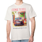 Texas Rangers Margaritaville License to Chill T-Shirt - Cream - MLB Lifestyle