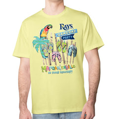 Tampa Bay Rays Margaritaville Gameday Party T-Shirt - Yellow - MLB Sale