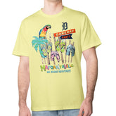 Detroit Tigers Margaritaville Gameday Party T-Shirt - Yellow - MLB Discount