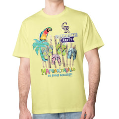 Colorado Rockies Margaritaville Gameday Party T-Shirt - Yellow - MLB Lifestyle