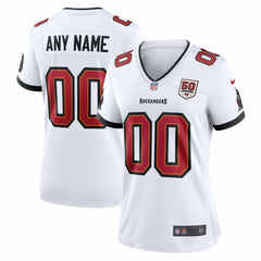 Nike Tampa Bay Buccaneers Women's 50th Season Custom Game Jersey White