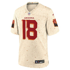 Nike Marvin Harrison Jr. Arizona Cardinals 2025 Rivalries Collection Game Jersey Natural