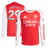 Kai Havertz Arsenal 2025/26 Home Long Sleeve Player Jersey Red - Adidas outlet