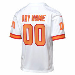 Nike Tampa Bay Buccaneers Youth 50th Anniversary Custom Game Jersey White