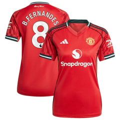 Bruno Fernandes Manchester United Women's Home 2025/26 Replica Player Jersey Red - Adidas sale